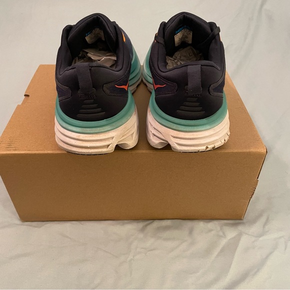 Hoka One One Bondi 8 Men’s Size 11 D Navy Athletic Walking Running Gym Shoes - Picture 3 of 16